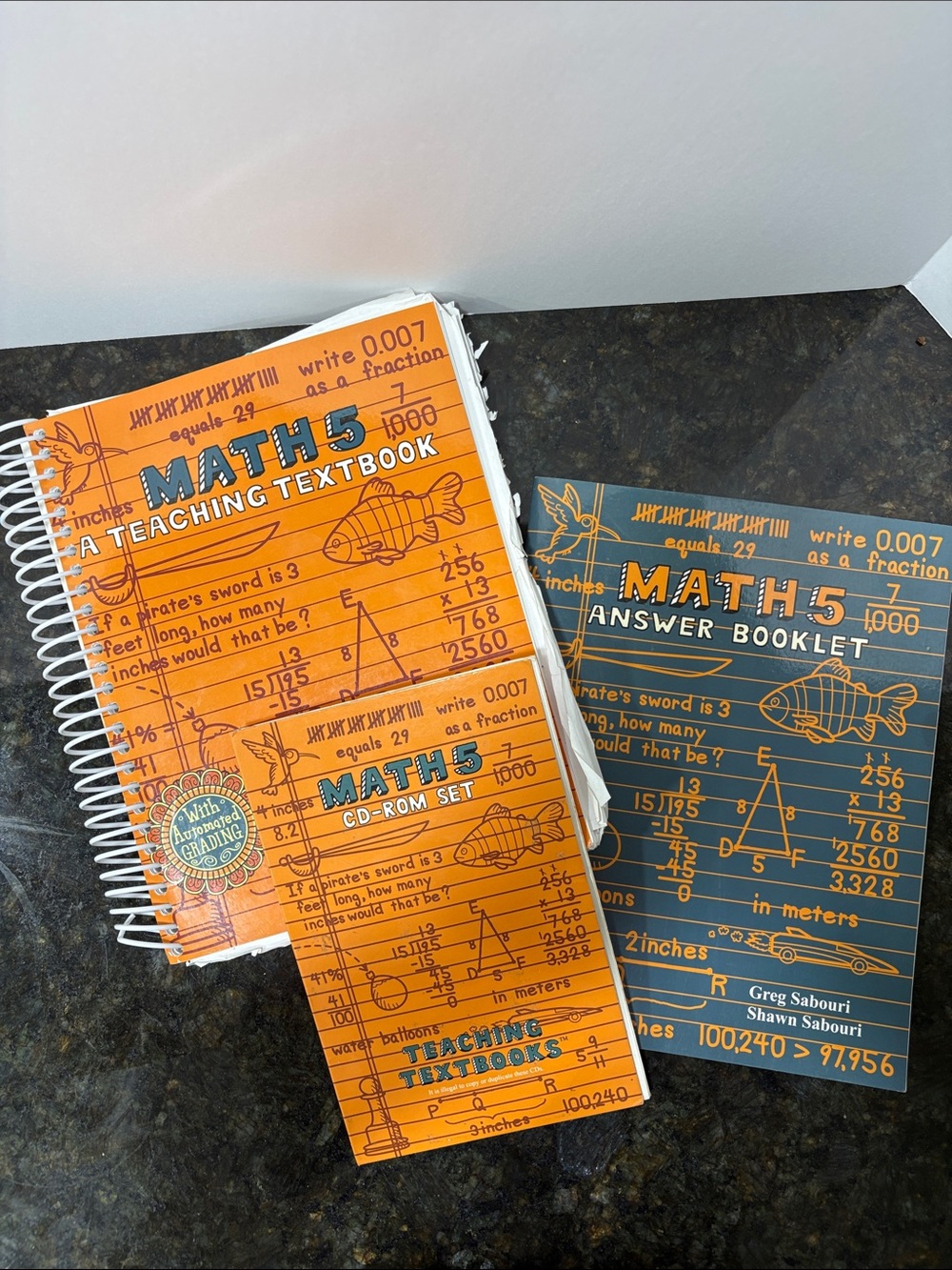 Teaching Textbooks Math 5 Set